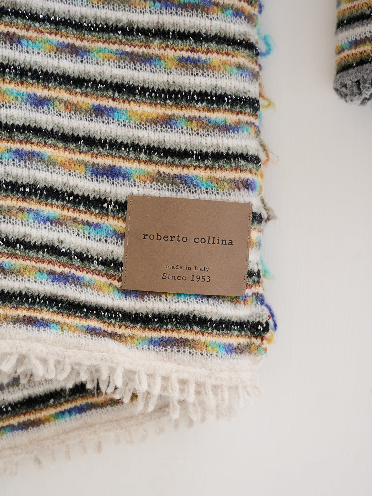 Multicolour Archive Yarn Blanket