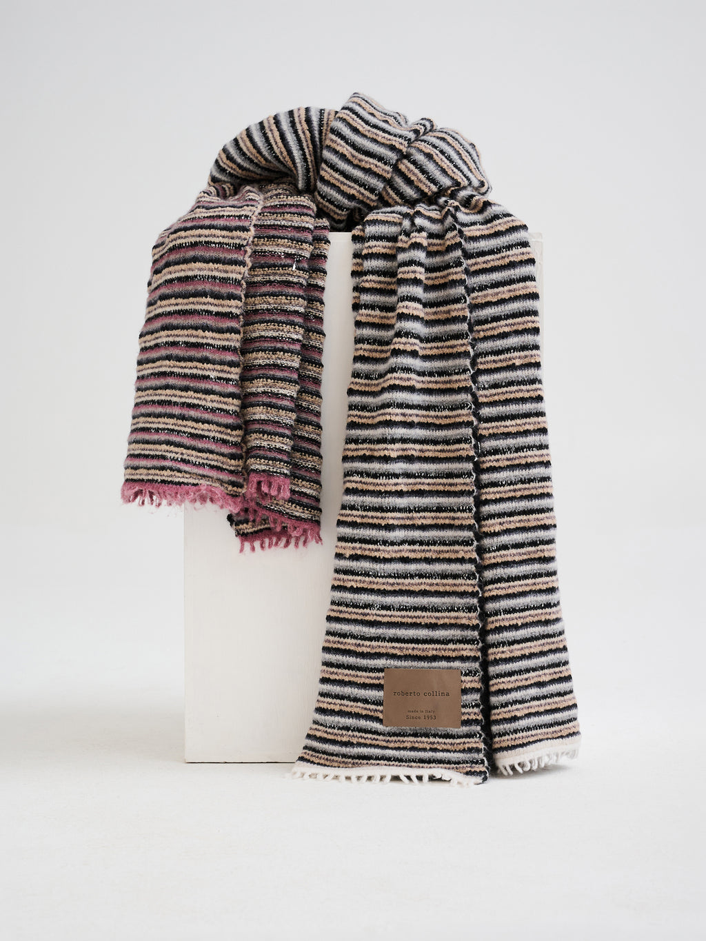 Multicolour Archive Yarn Blanket