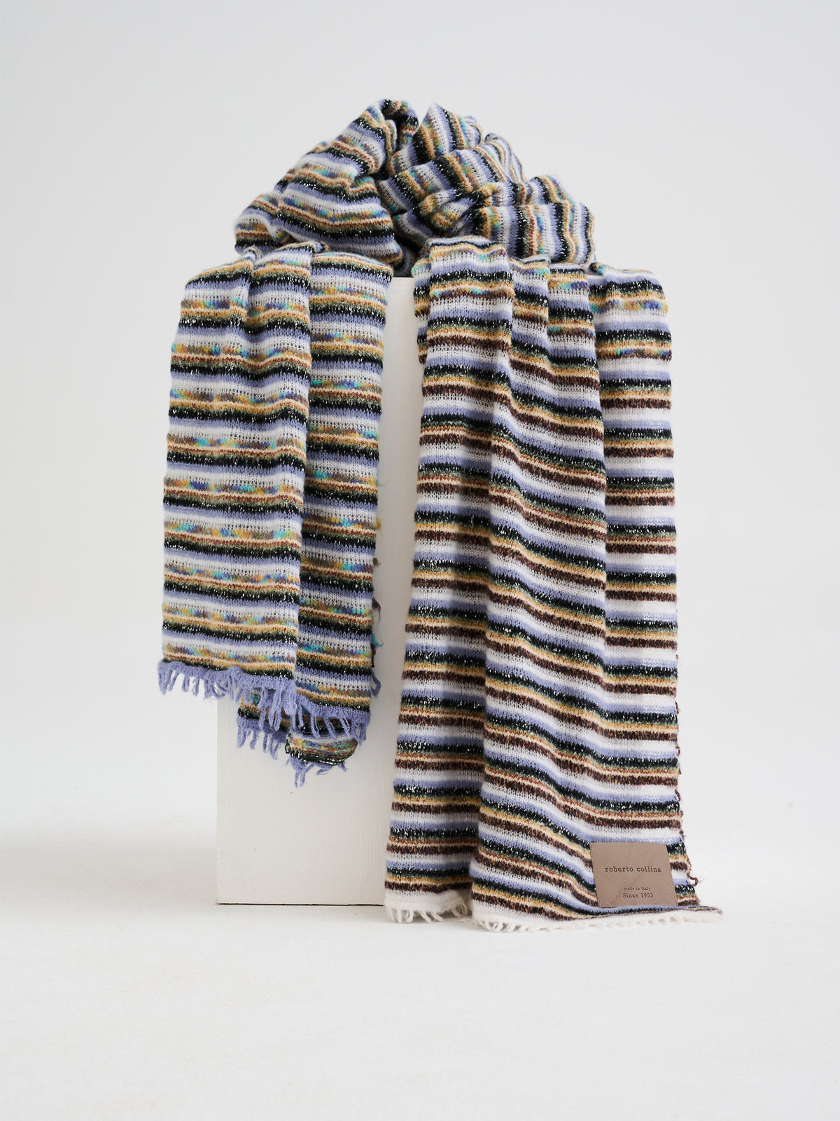 Multicolour Archive Yarn Blanket