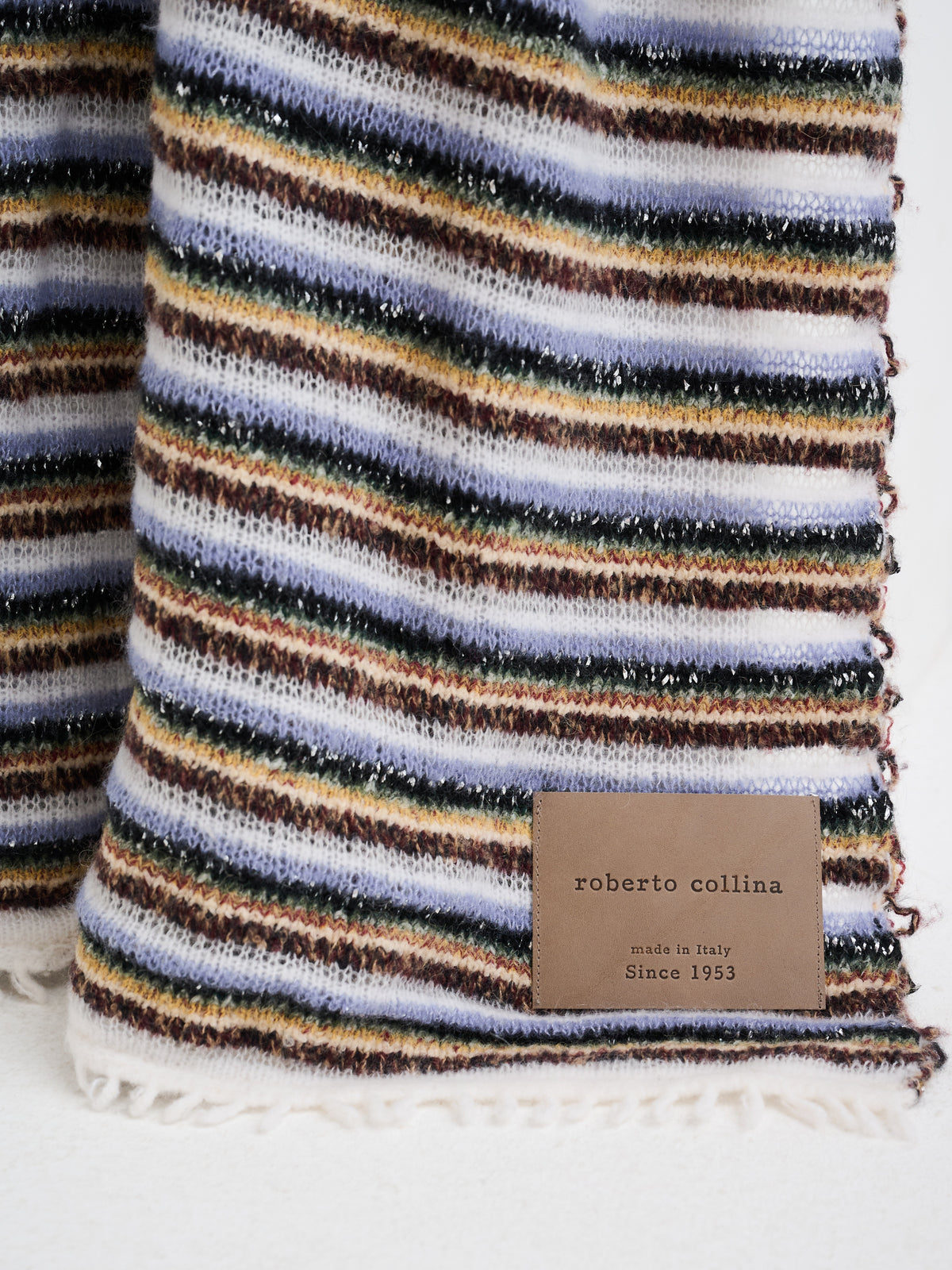 Multicolour Archive Yarn Blanket