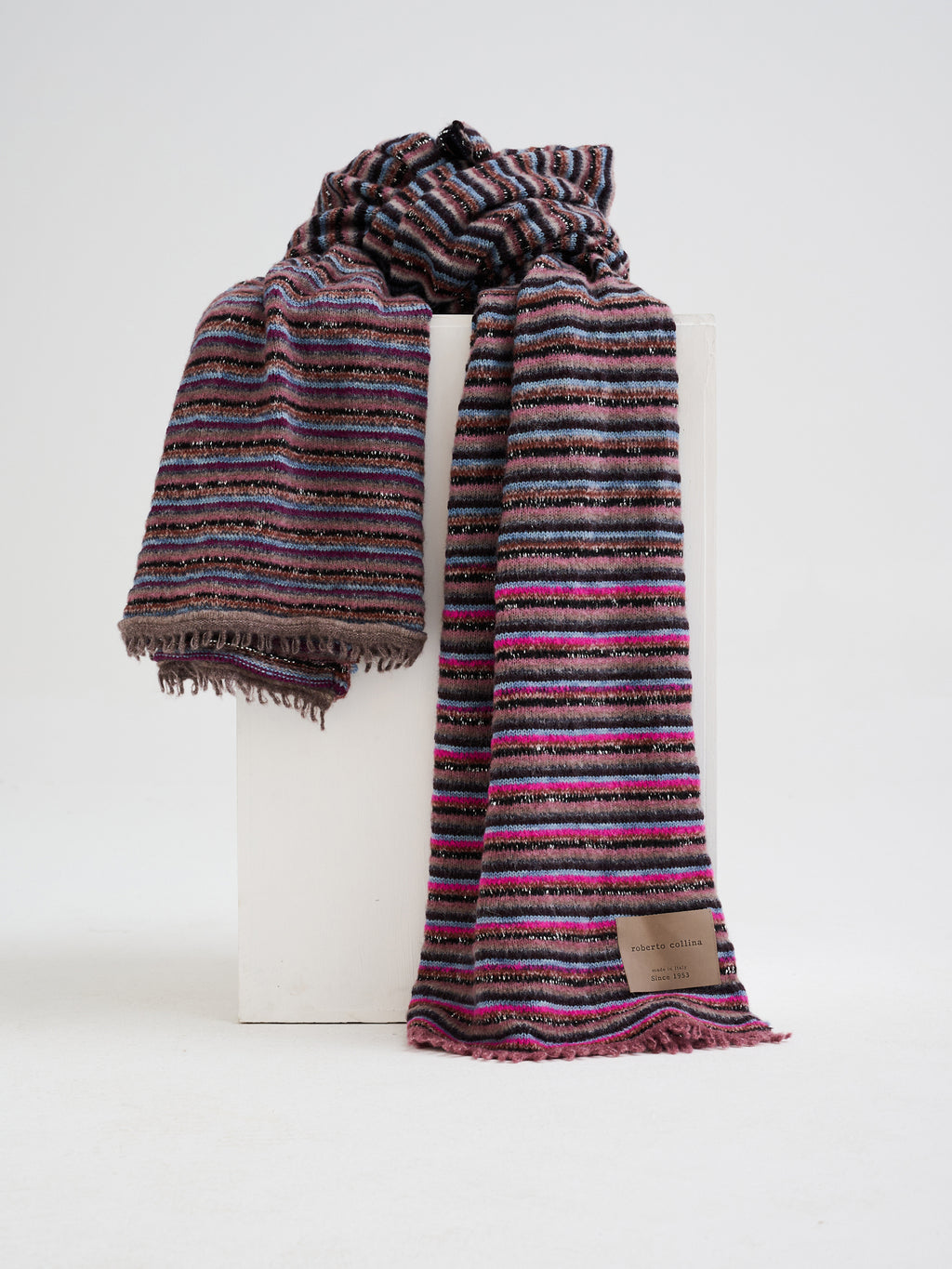 Multicolour Archive Yarn Blanket