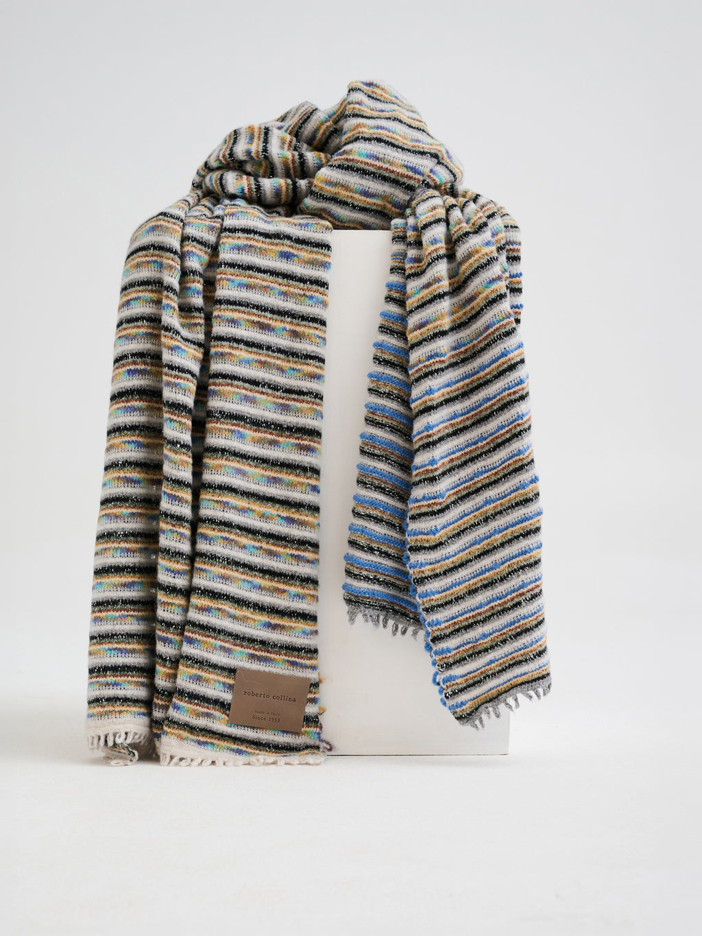 Multicolour Archive Yarn Blanket