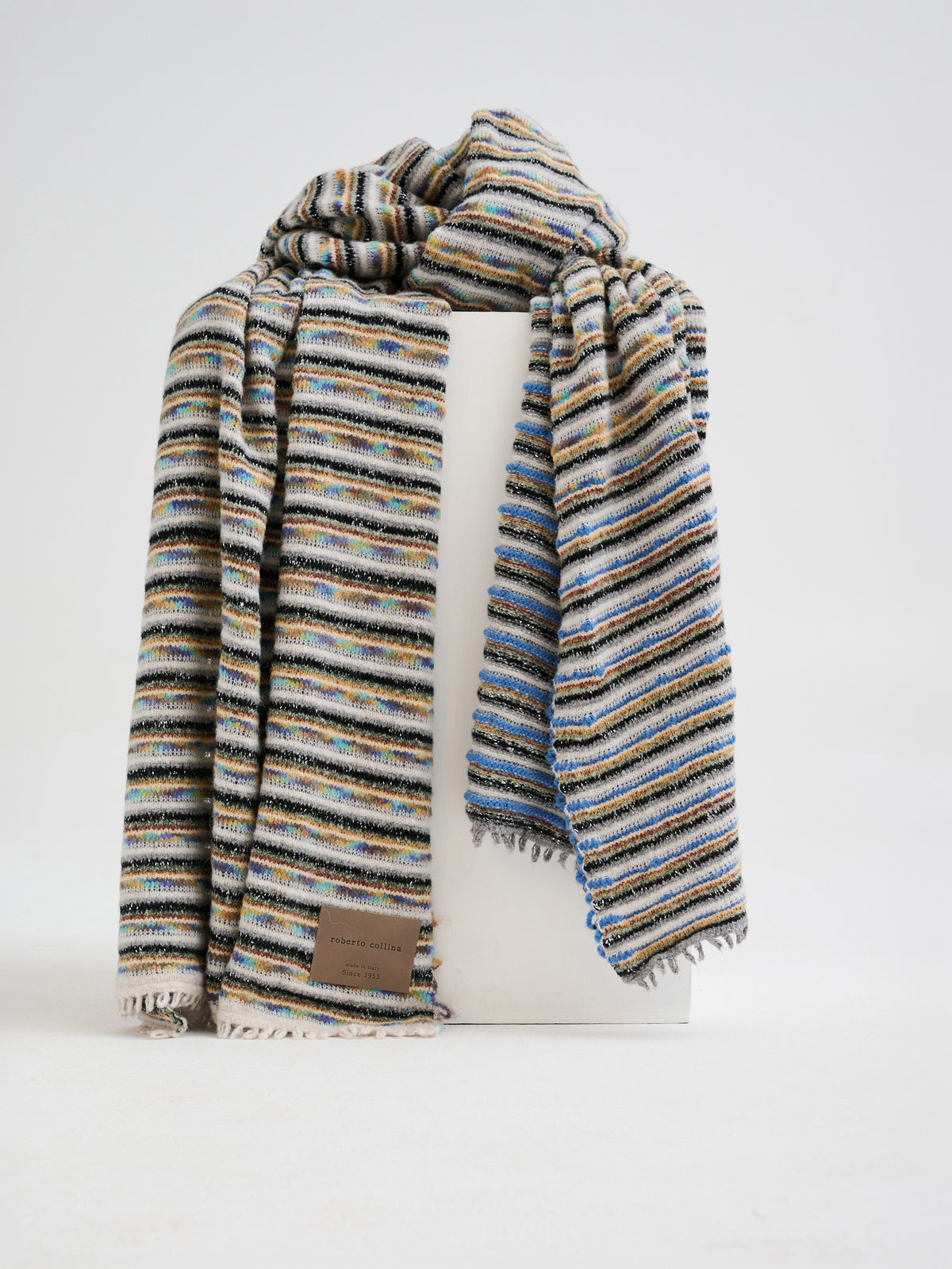 Multicolour Archive Yarn Blanket