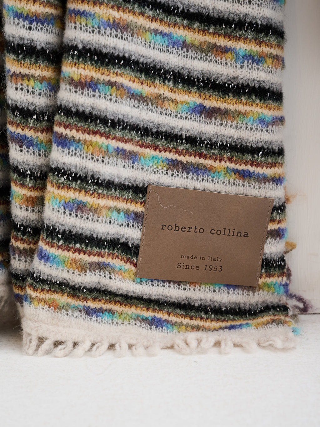 Multicolour Archive Yarn Blanket