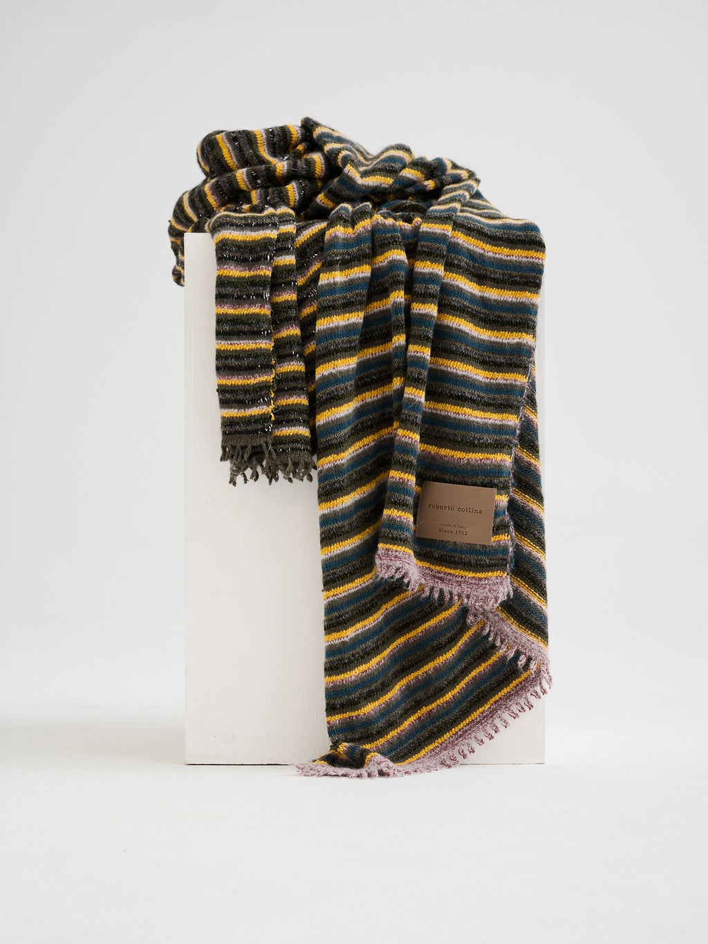 Multicolour Archive Yarn Blanket