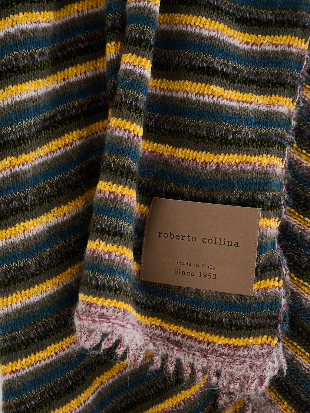 Multicolour Archive Yarn Blanket