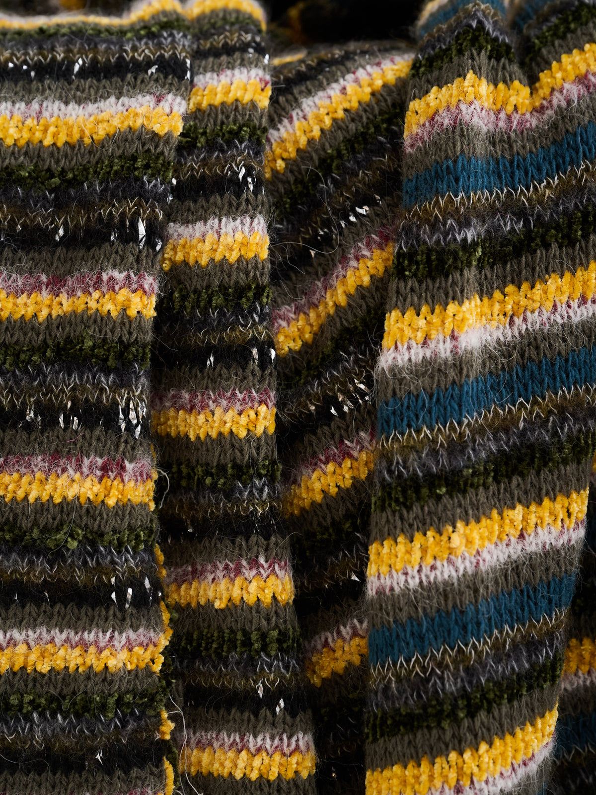 Multicolour Archive Yarn Blanket