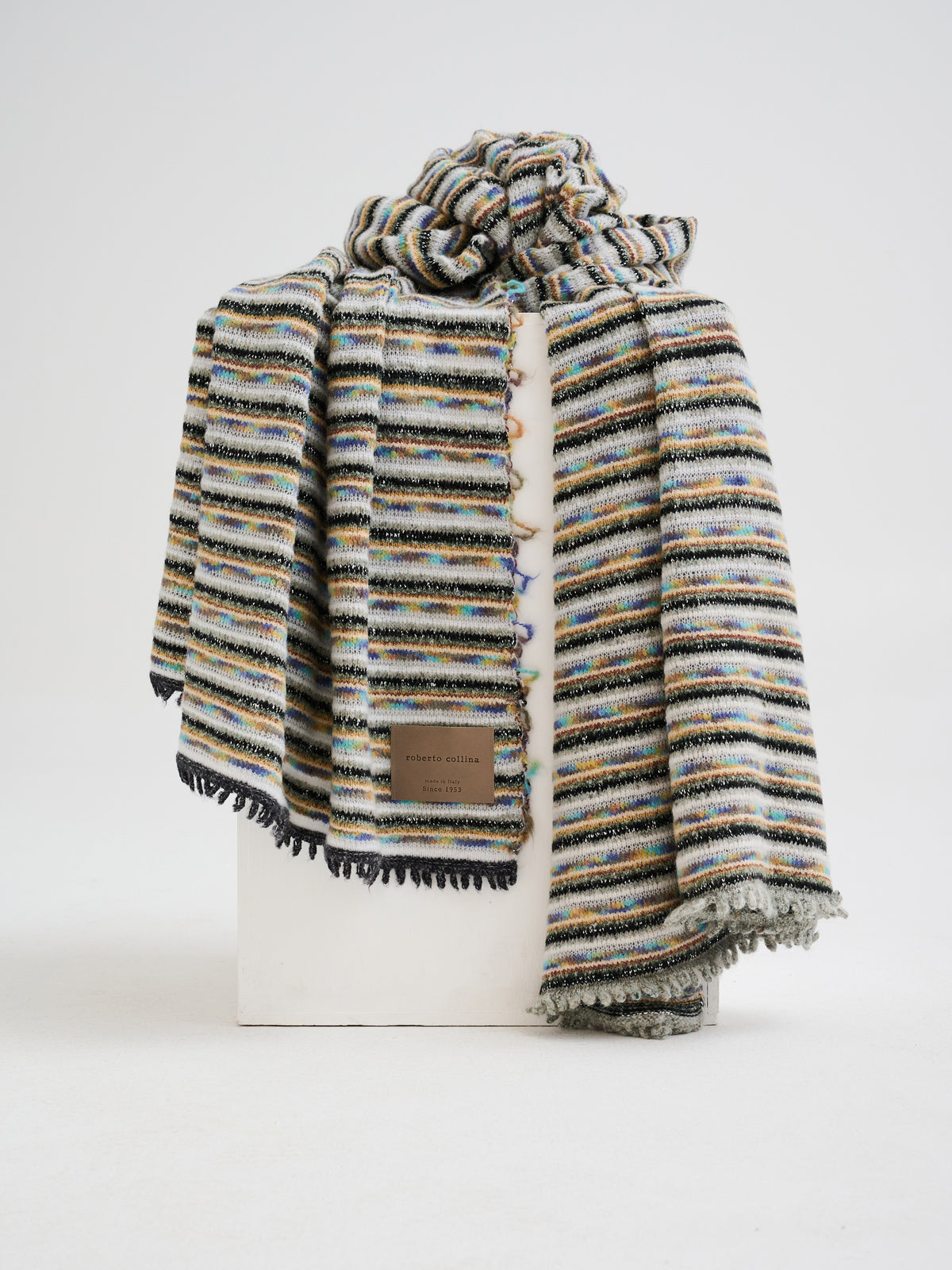Multicolour Archive Yarn Blanket