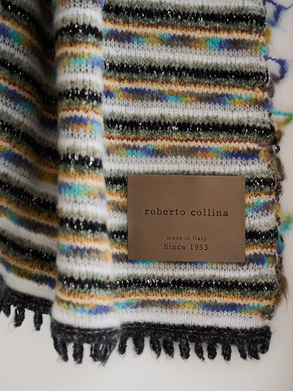Multicolour Archive Yarn Blanket