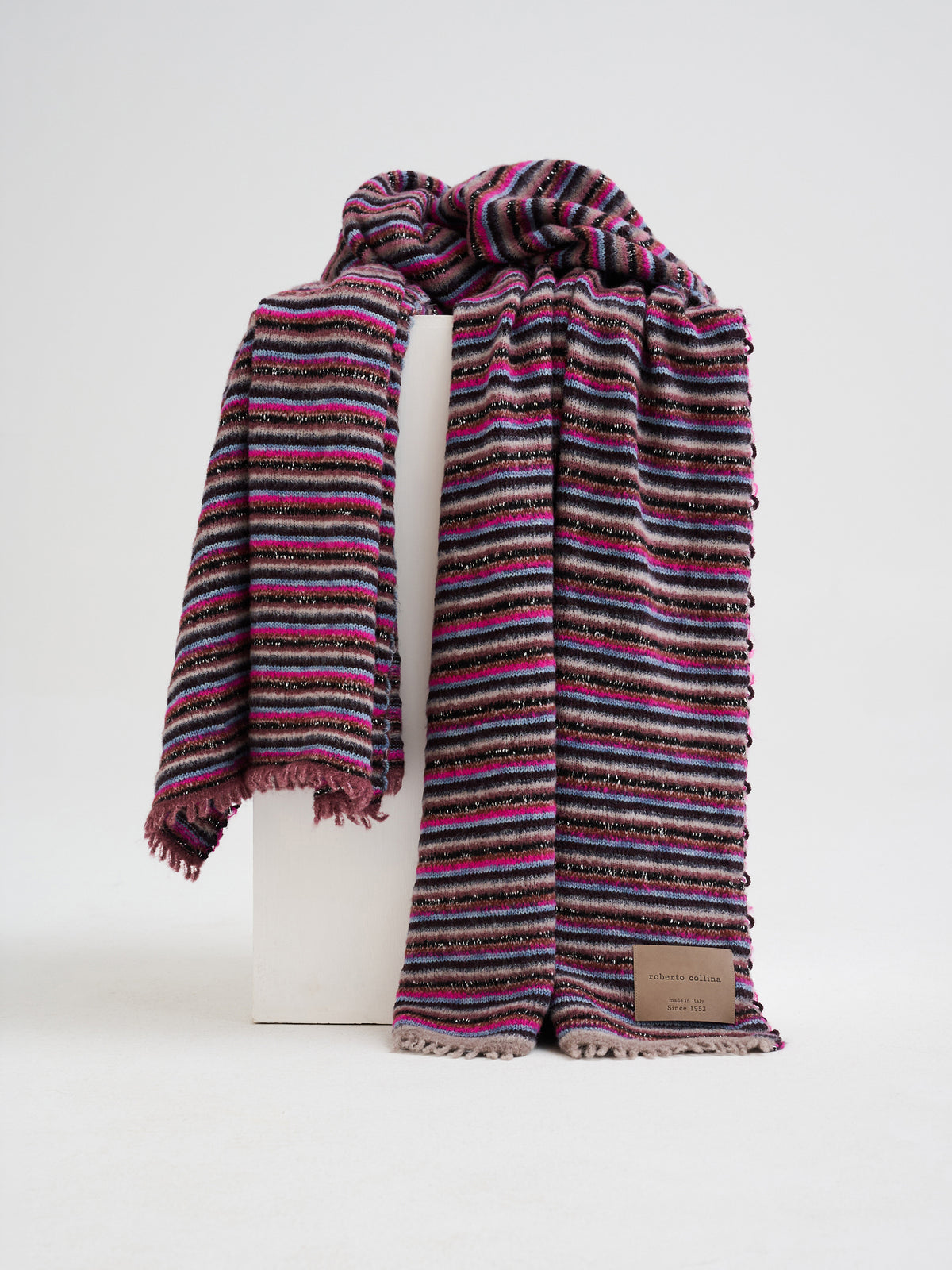 Multicolour Archive Yarn Blanket