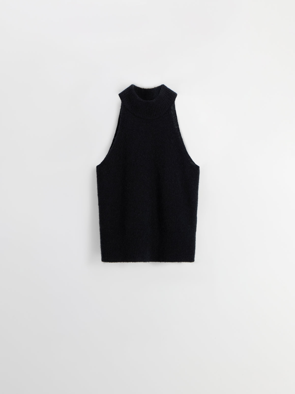 Cashmere and silk turtleneck top