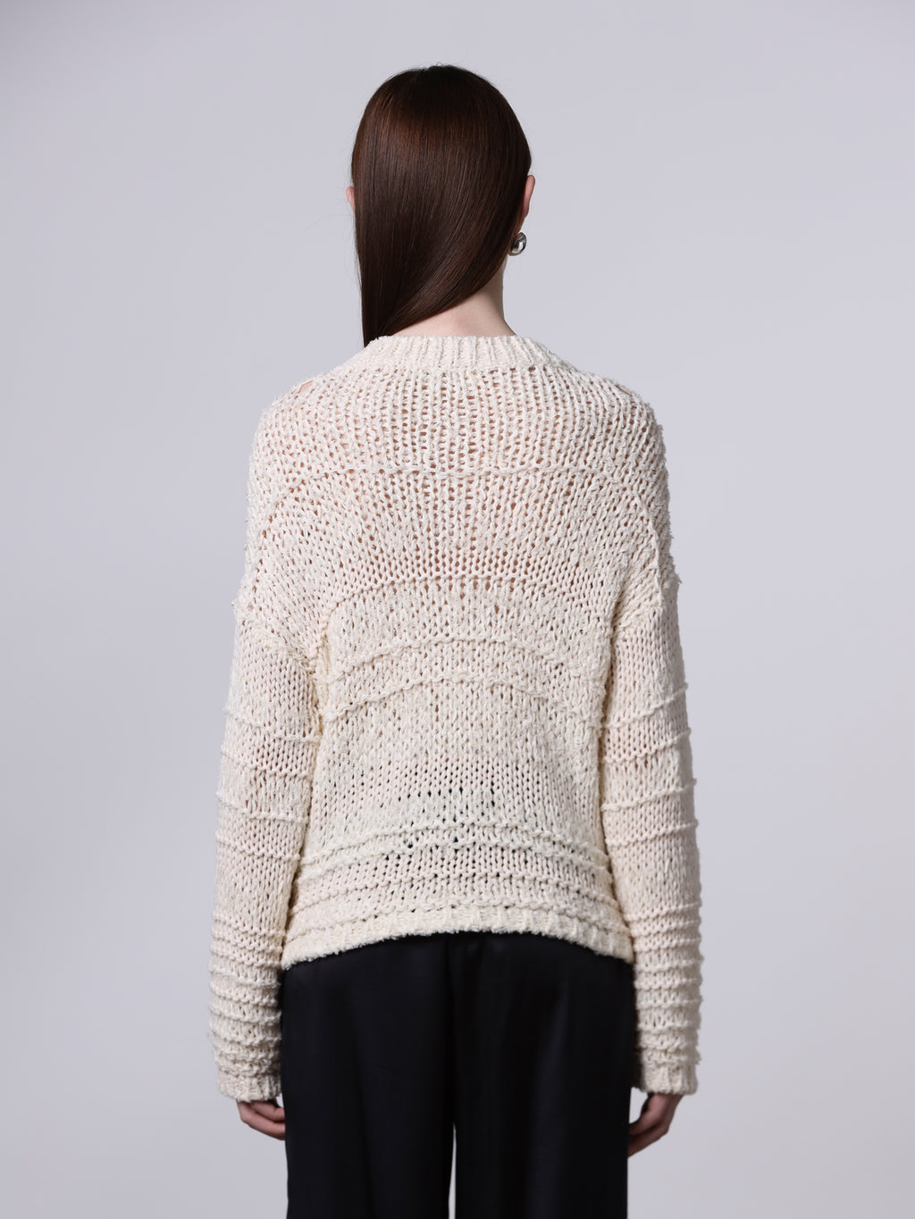 Mixed-stitch sweater