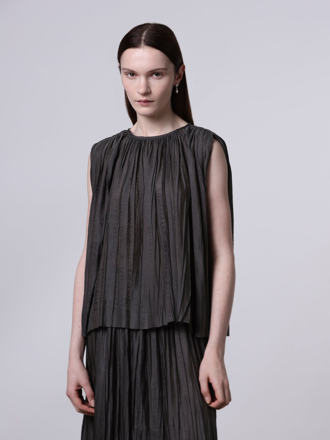 Plissé top