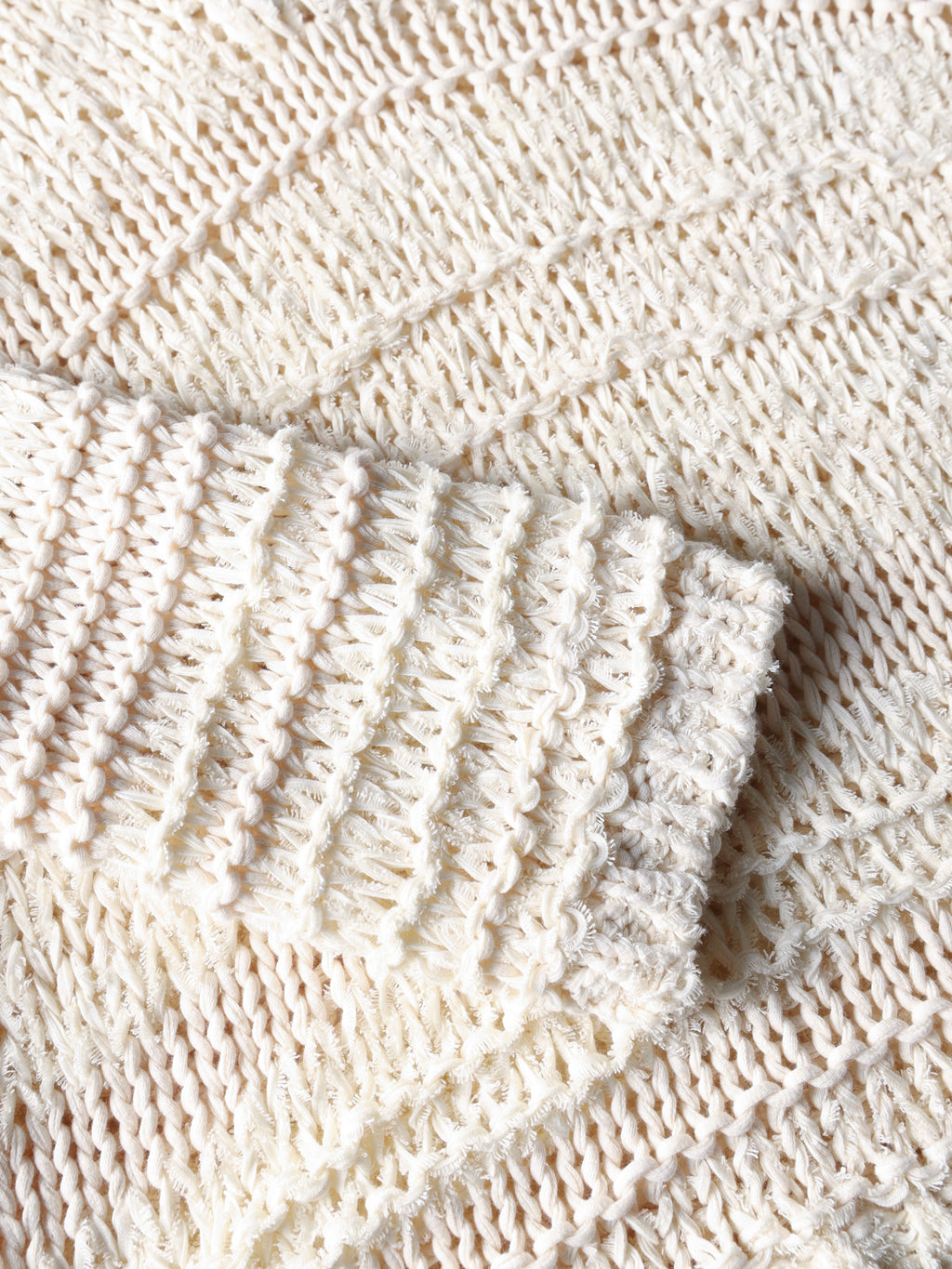 Mixed-stitch sweater