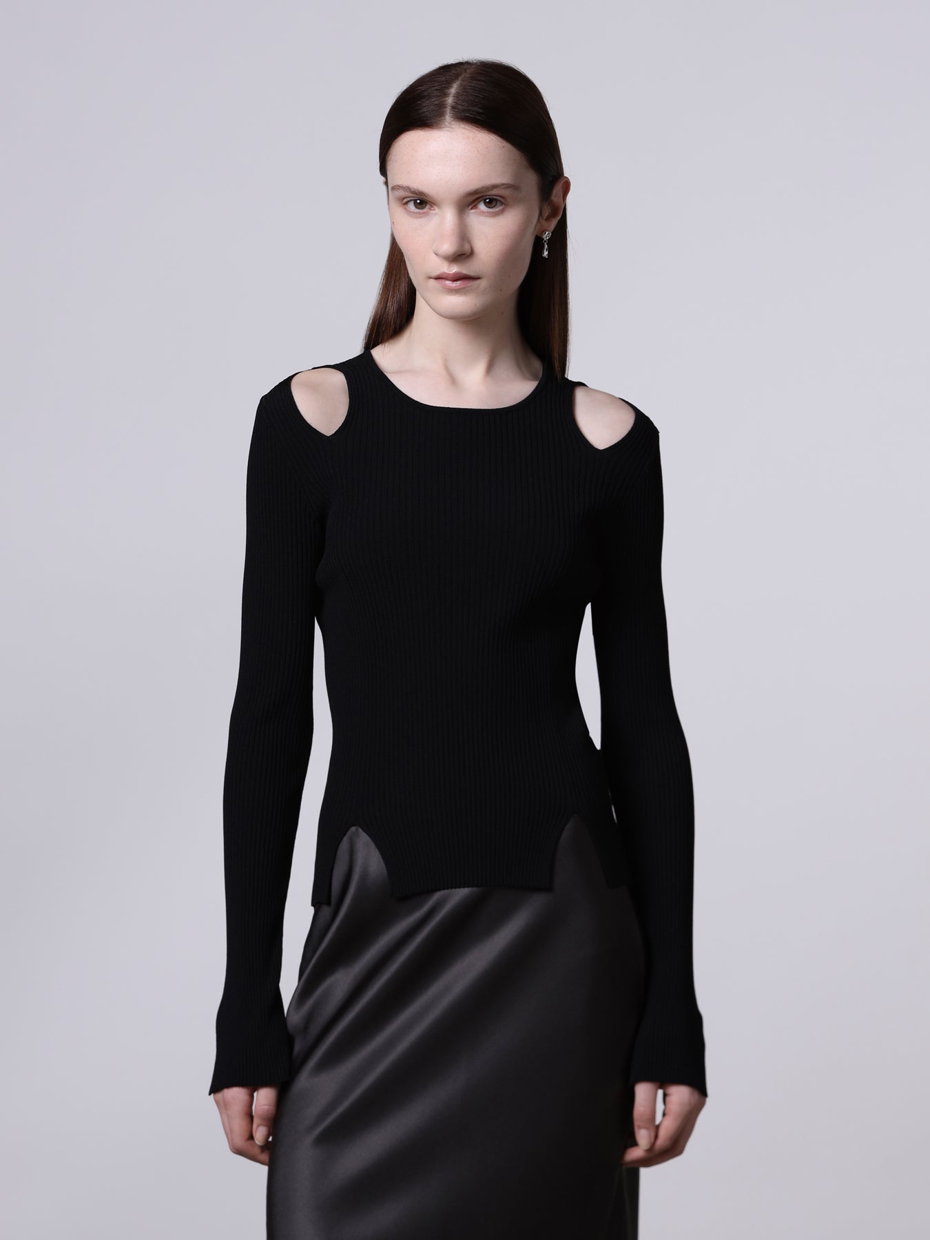 Cut-out sweater