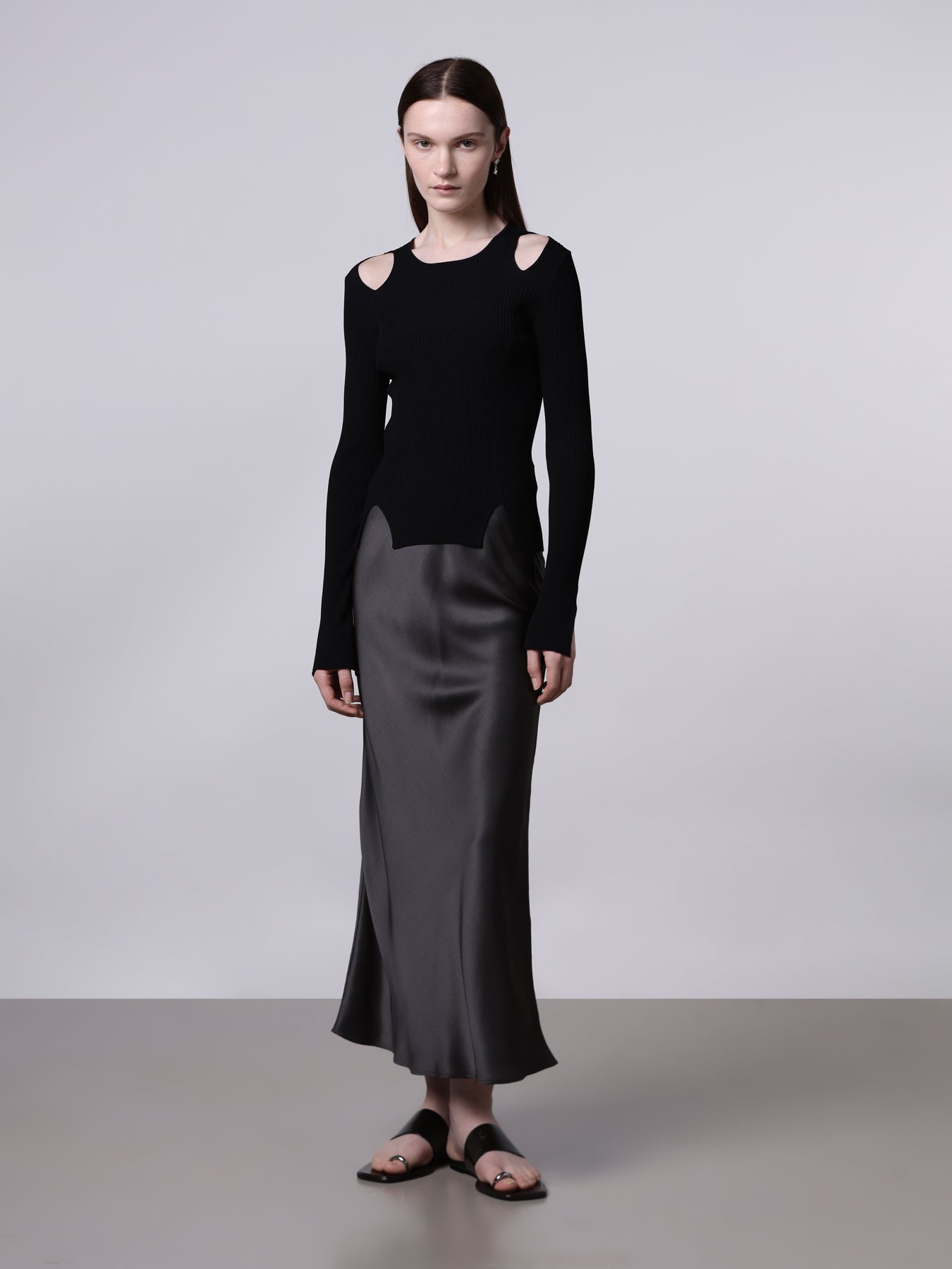 Cut-out sweater