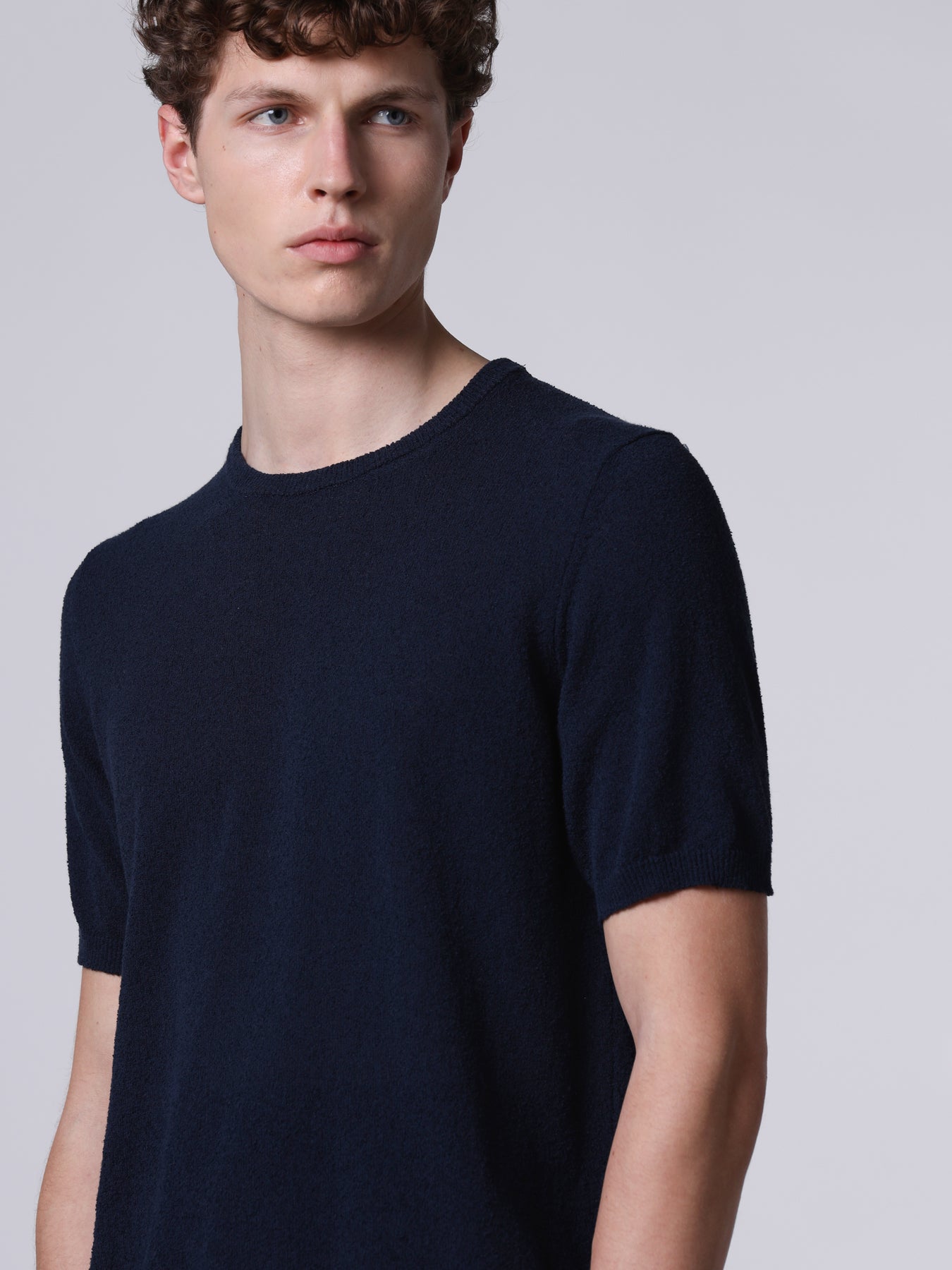 Spongy-texture t-shirt