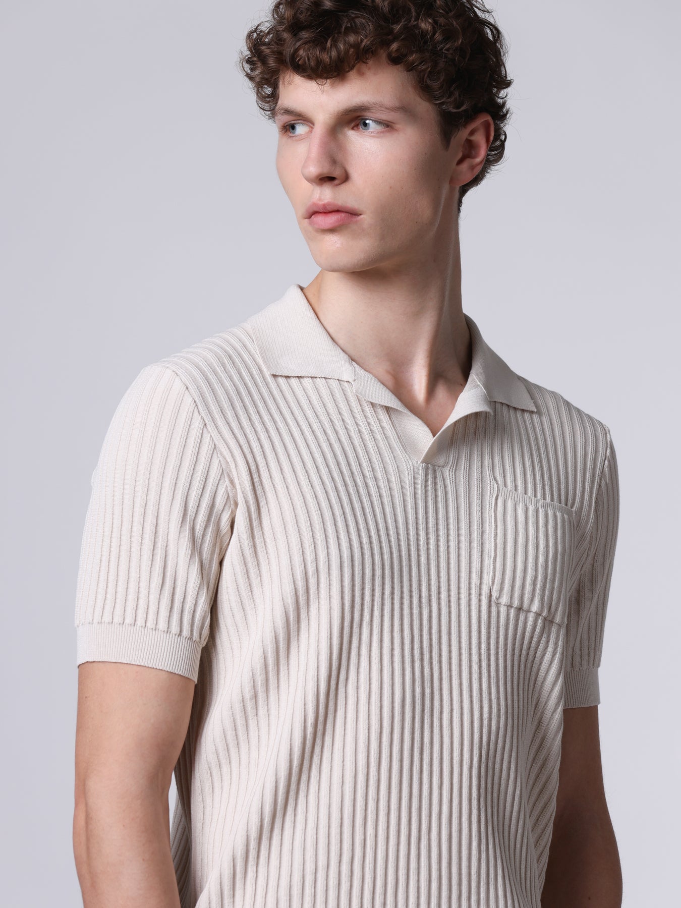 Ribbed polo