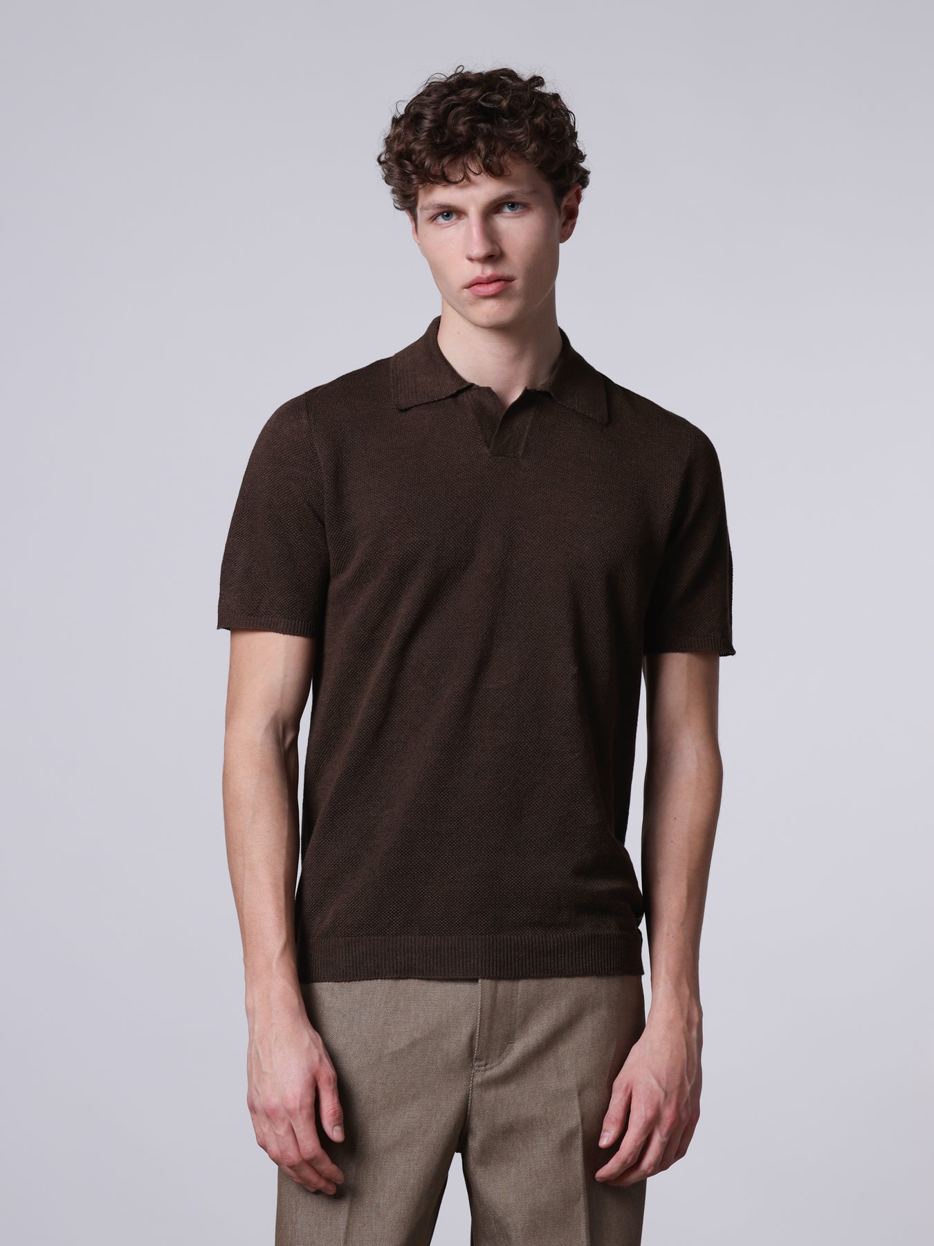 Linen polo