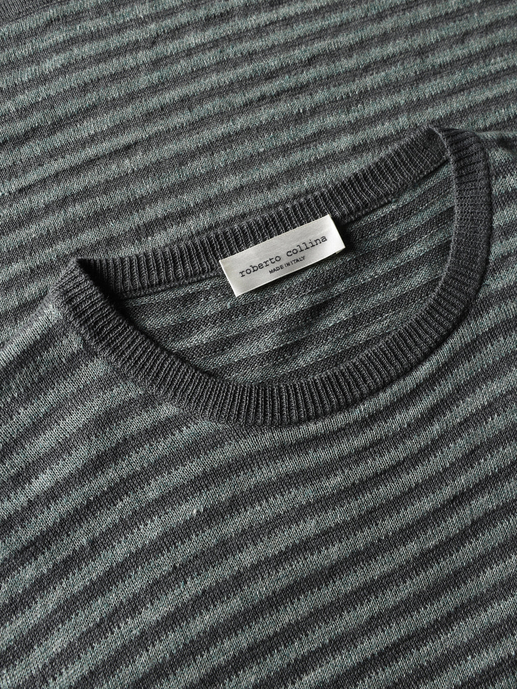 Striped linen t-shirt