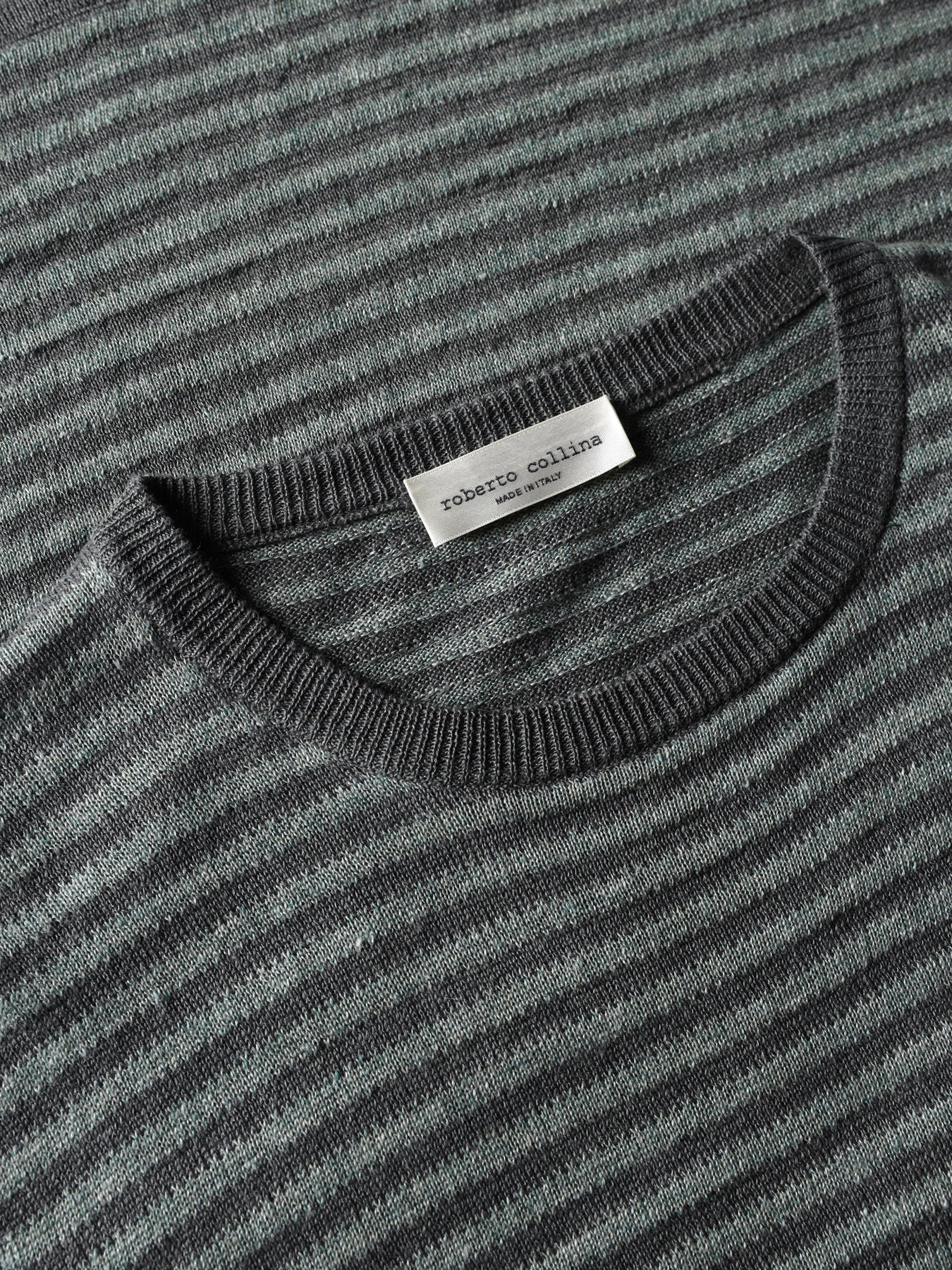 Striped linen t-shirt