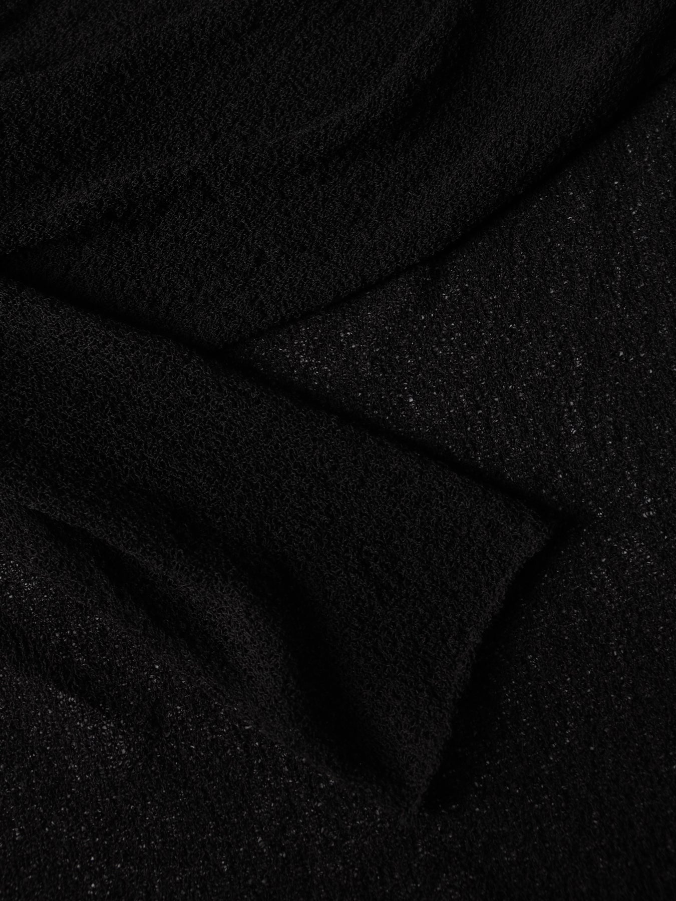 Openwork Lace-Effect off-shoulder