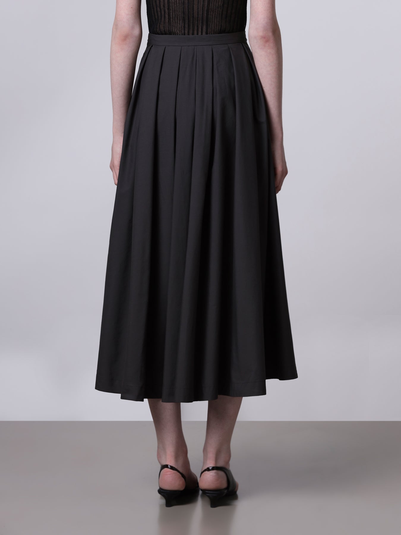 Gonna ampia a pieghe