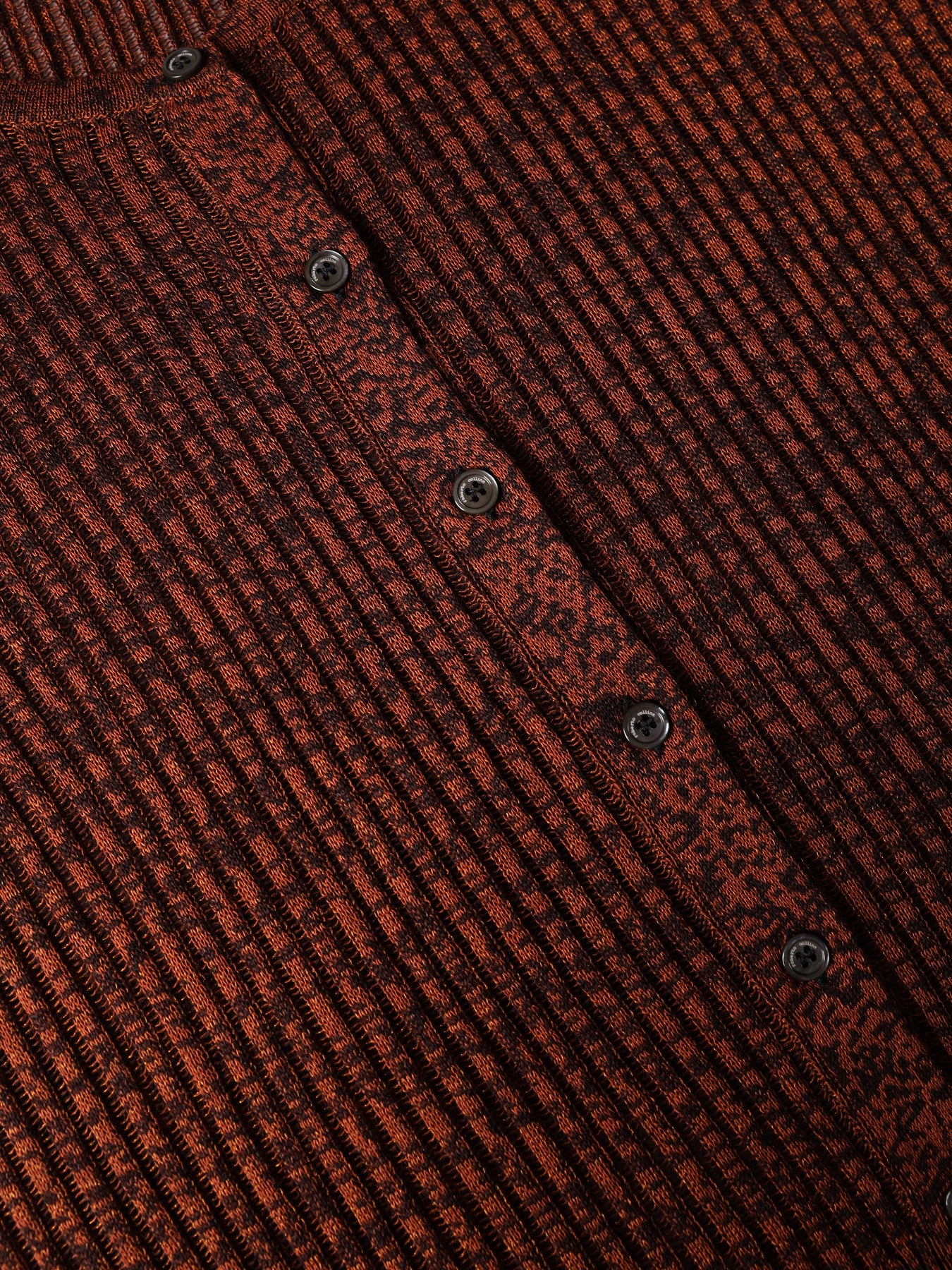 Openwork knit cardigan