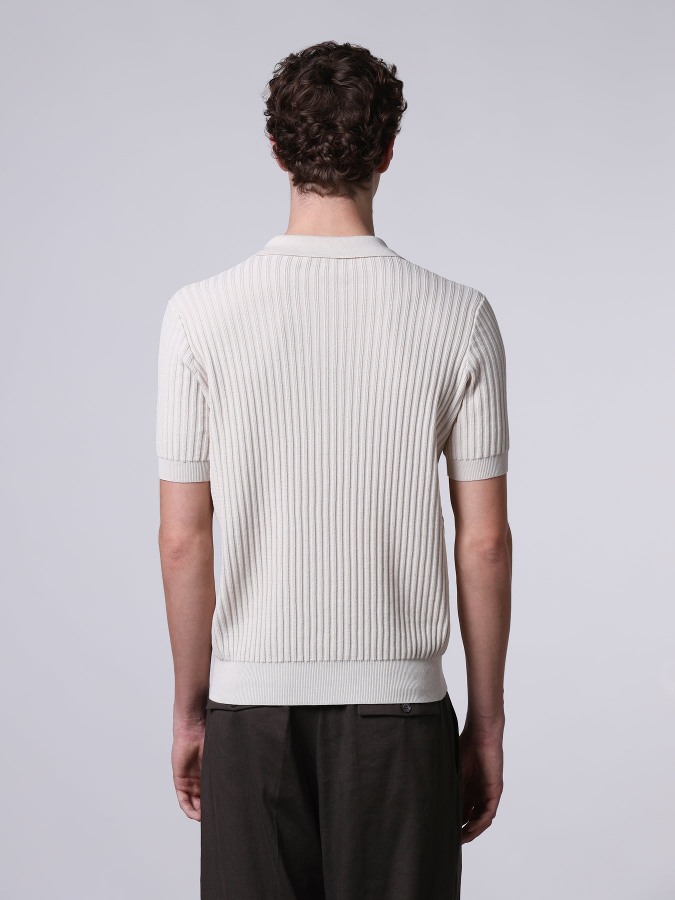 Ribbed polo
