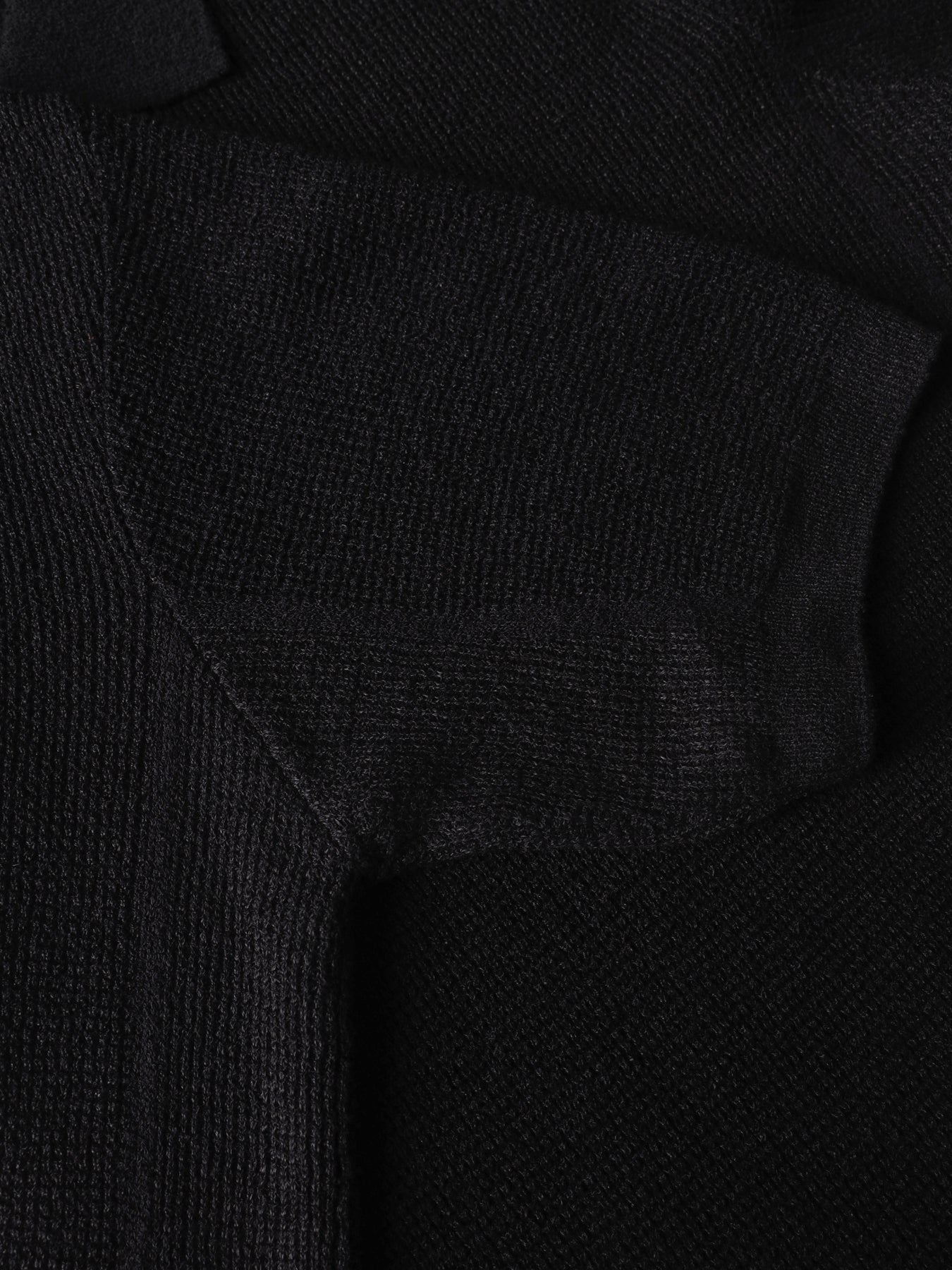 Textured knit polo