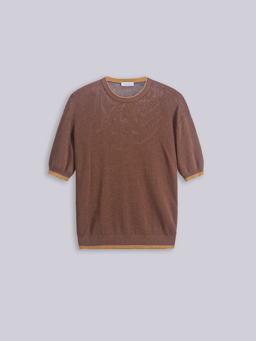 Textured knit t-shirt