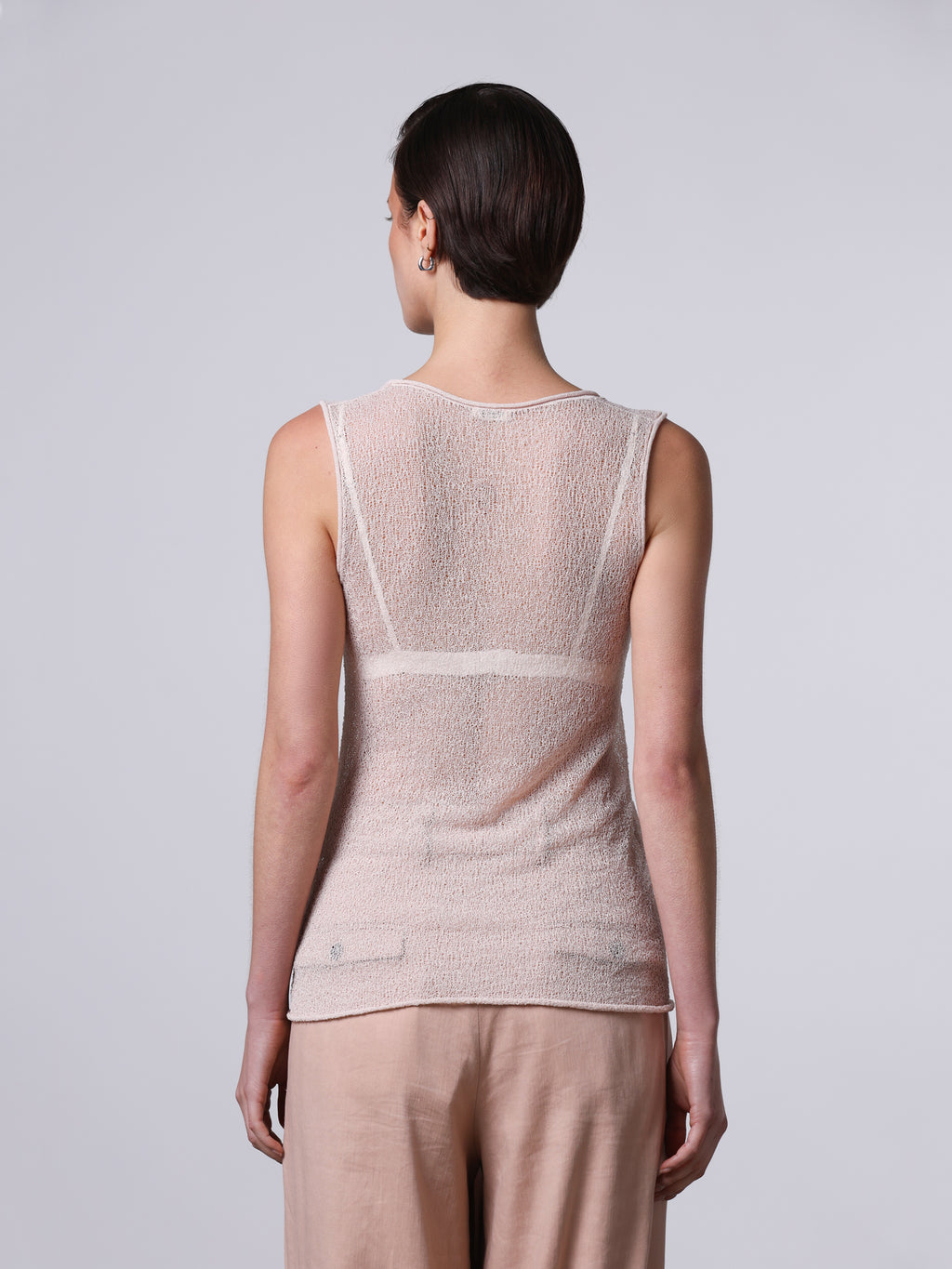 Openwork Lace-Effect top