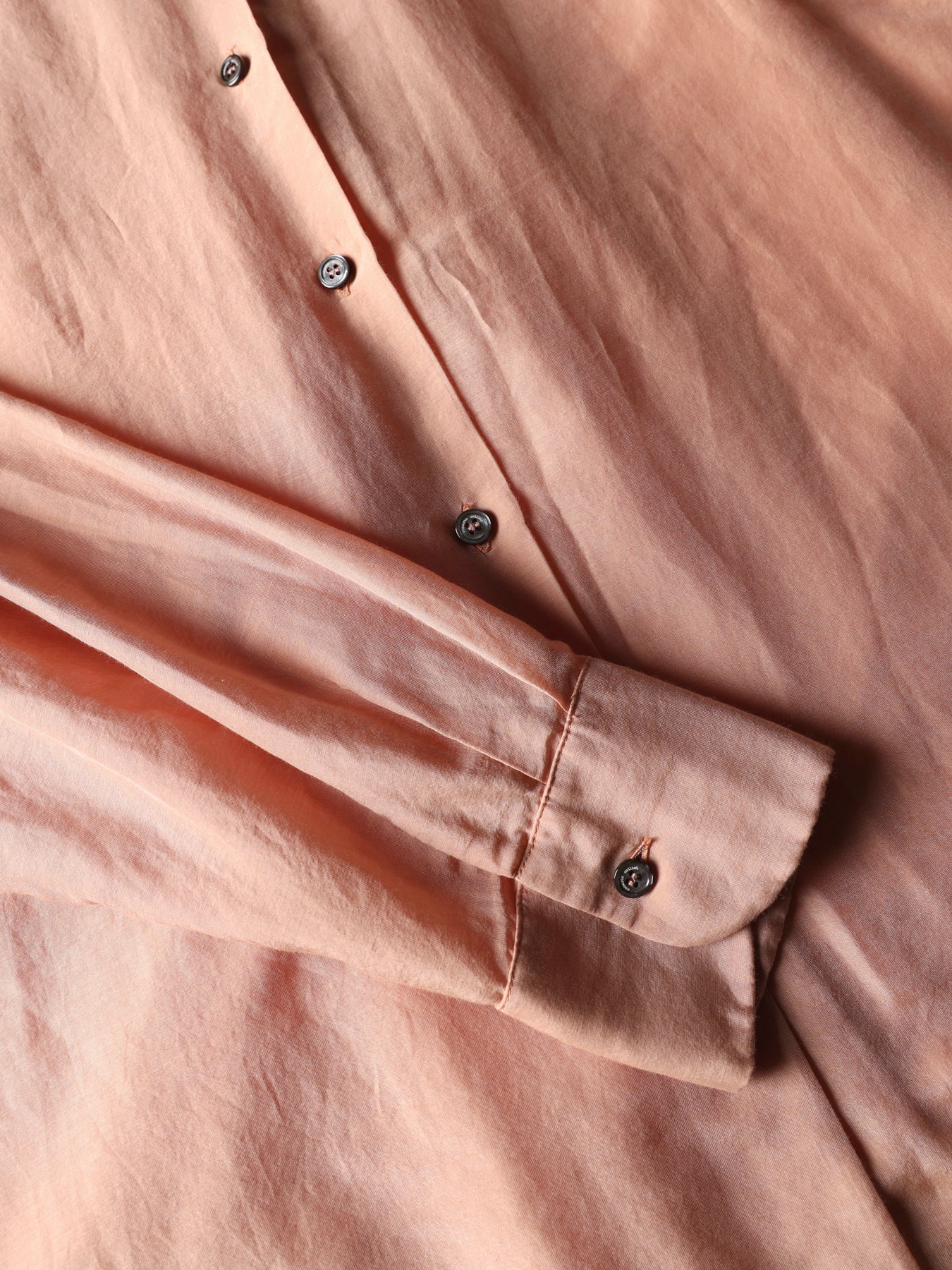 Semi-sheer oversized shirt