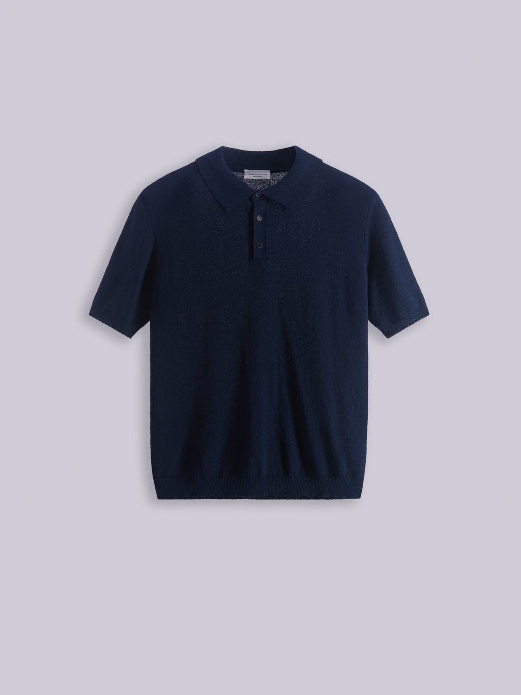 Spongy-texture t-polo