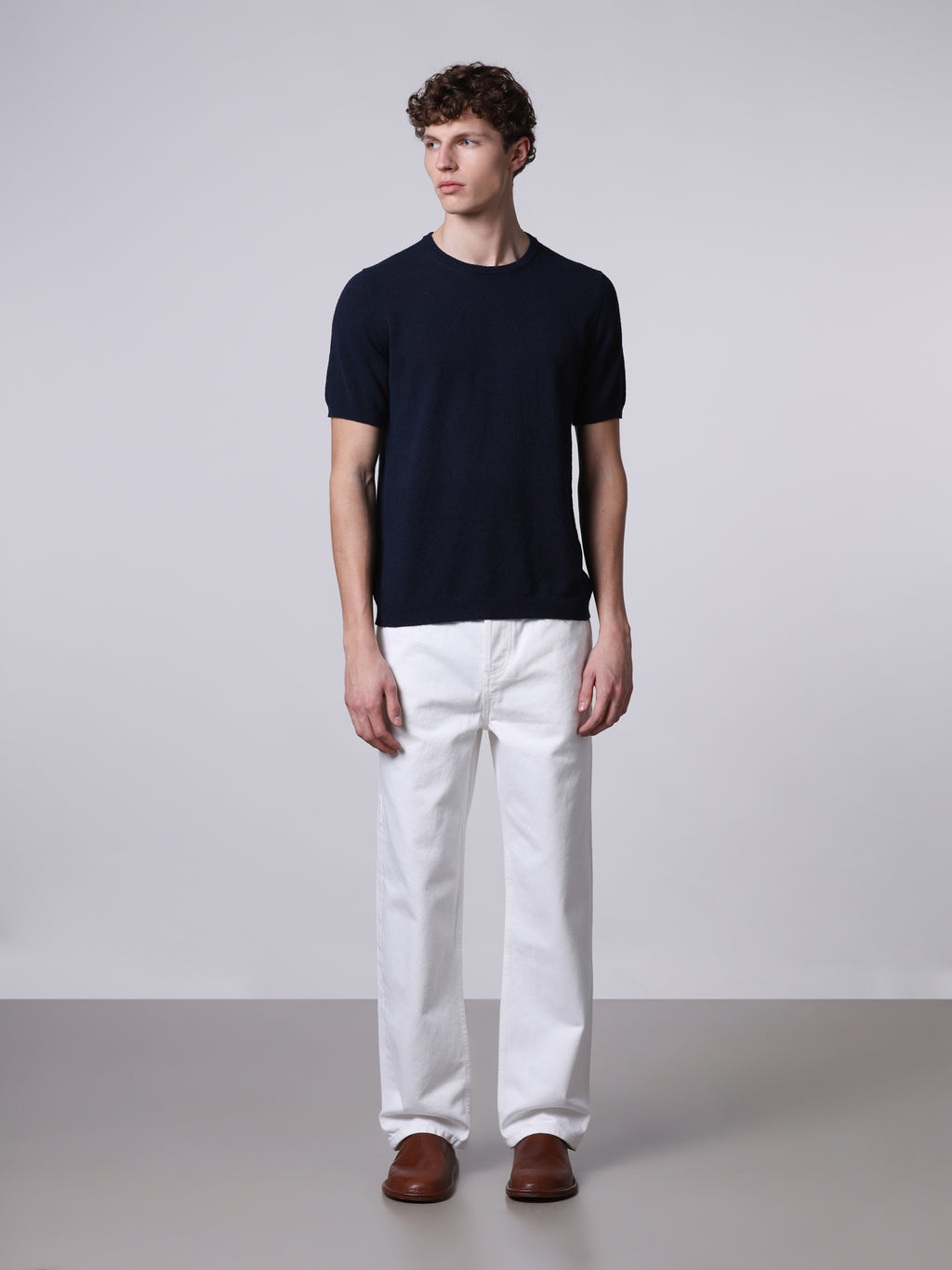 Spongy-texture t-shirt