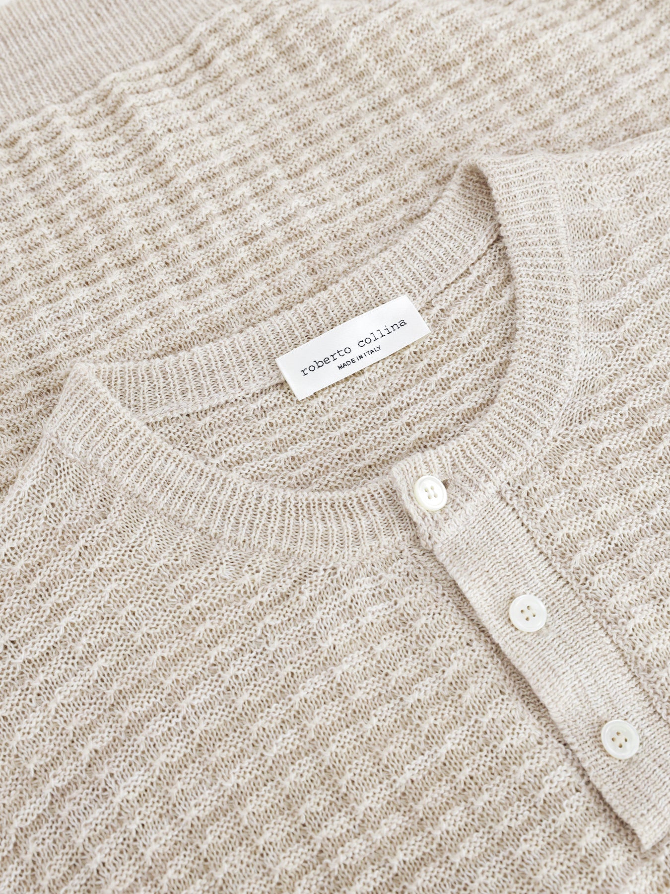Mouliné textured-knit sweater