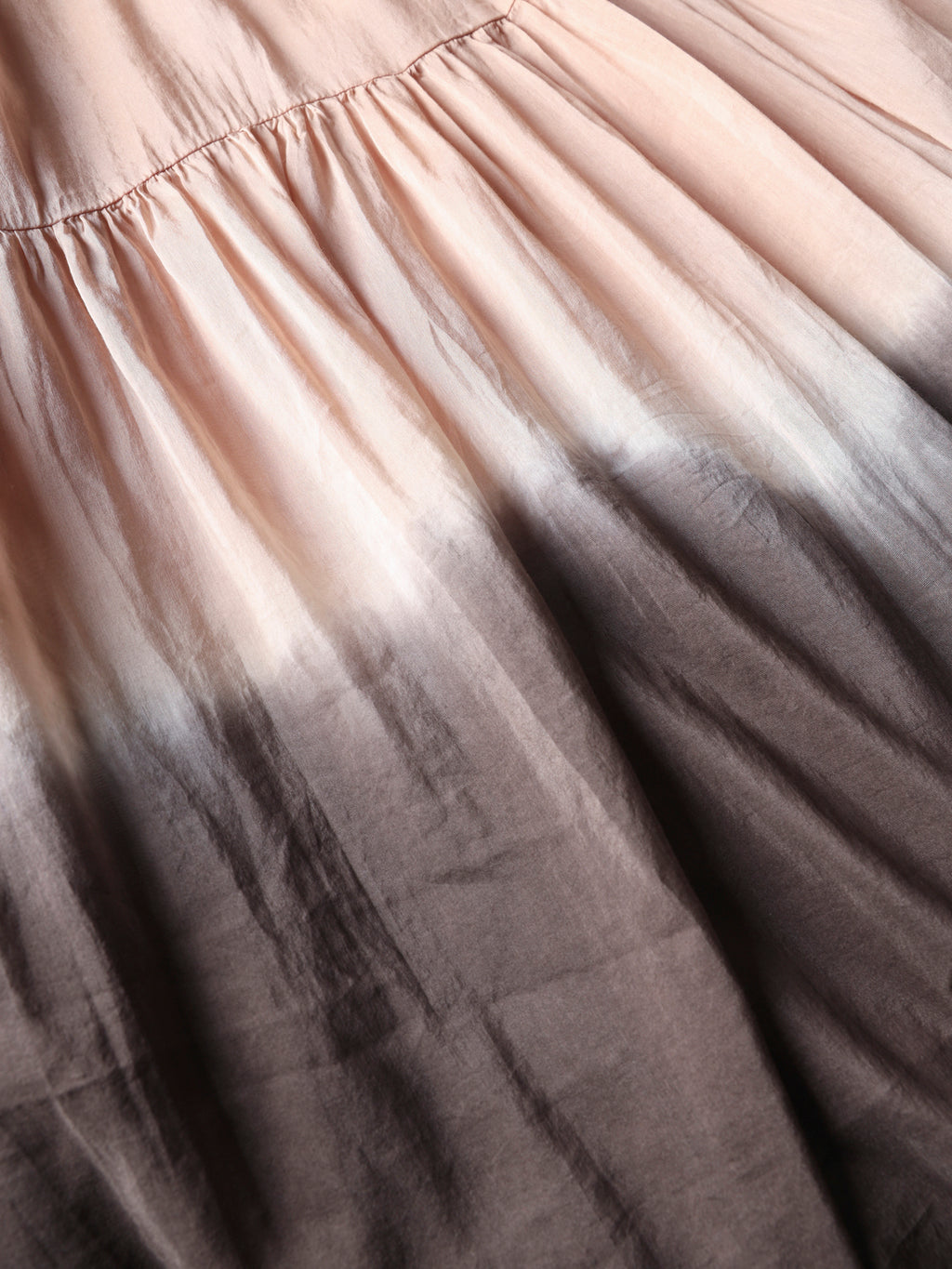 Tie-dye semi-sheer dress