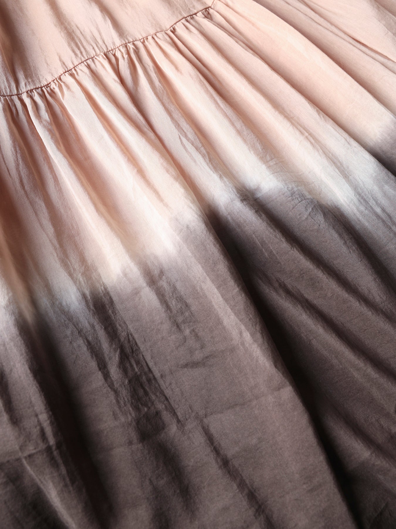 Tie-dye semi-sheer dress