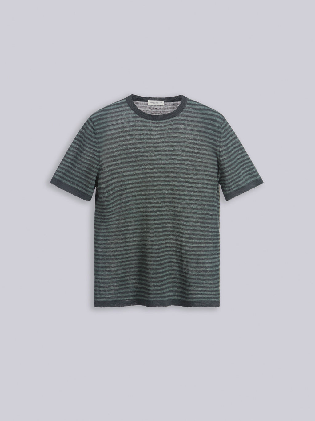 Striped linen t-shirt